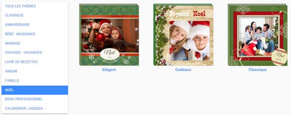 álbum de fotos de Navidad